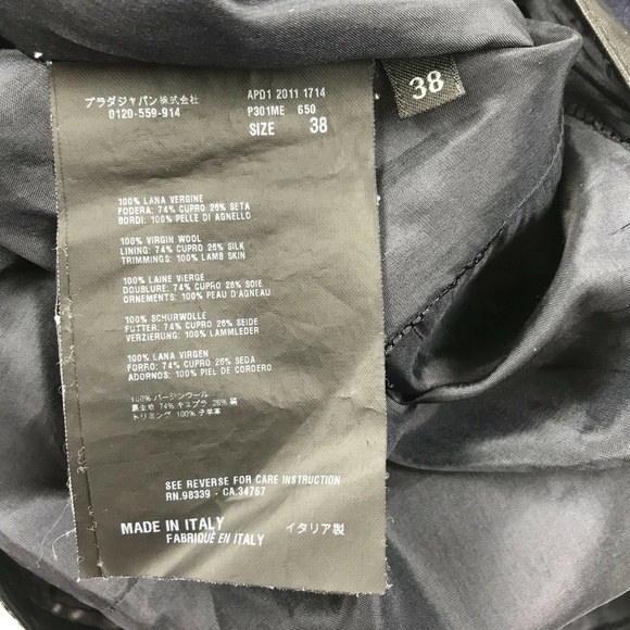 Prada Black Leather Trim Sleeveless Dress 38 - Picture 8 of 8